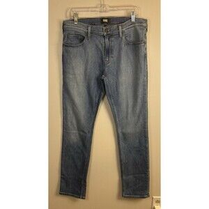 PAIGE Federal Jeans Mens 33x33 Medium Wash Slim Straight 5 Pocket Stretch Denim
